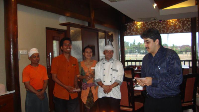 Birth Day Staff, bali indian restaurant, indian food restaurant in bali